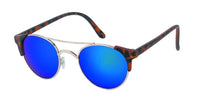 Load image into Gallery viewer, Sonnenbrille rund Vintage Metallrahmen John Lennon Retro 400UV Cat Eye schmal - chic-net.de
