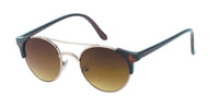 Load image into Gallery viewer, Sonnenbrille rund Vintage Metallrahmen John Lennon Retro 400UV Cat Eye schmal - chic-net.de
