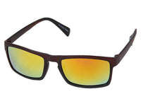 Cargar imagen en el visor de la galería, Sonnenbrille schmal eckig Brille verspiegelt 400 UV zweifarbig braun grün grau blau - chic-net.de
