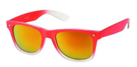 Load image into Gallery viewer, Sonnenbrille transparent Farbverlauf 400 UV Nerd verspiegelt - chic-net.de
