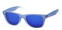 Load image into Gallery viewer, Sonnenbrille transparent Farbverlauf 400 UV Nerd verspiegelt - chic-net.de
