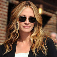 Load image into Gallery viewer, Sonnenbrille Trapez Pilotenbrille 400UV Metallgestell getönt verspiegelt korean - chic-net.de
