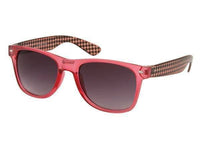 Cargar imagen en el visor de la galería, Sonnenbrille Tweed Optik Unisex Brille dunkel getönt 400 UV  transparent Nerd - chic-net.de
