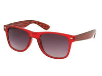 Cargar imagen en el visor de la galería, Sonnenbrille Tweed Optik Unisex Brille dunkel getönt 400 UV  transparent Nerd - chic-net.de
