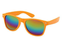 Load image into Gallery viewer, Sonnenbrille Unisex Nerd Regenbogen verspiegelt 400 UV  bunt - chic-net.de
