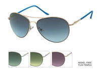 Cargar imagen en el visor de la galería, Sonnenbrille Unisex Pilotenbrille bunt Pornobrille Fliegerbrille getönt 400UV silber - chic-net.de
