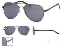 Load image into Gallery viewer, Sonnenbrille Unisex Pilotenbrille Pornobrille Fliegerbrille getönt 400UV Blau Schwarz Tarnmuster - chic-net.de

