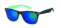 Load image into Gallery viewer, Sonnenbrille verspiegelt 400 UV Nerd Tiger Print braun bunt - chic-net.de
