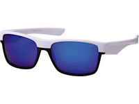 Cargar imagen en el visor de la galería, Sonnenbrille verspiegelt 400UV eckig schwarz oben bunt Sport - chic-net.de
