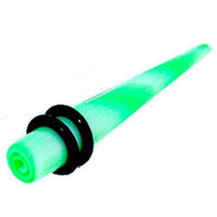 Load image into Gallery viewer, Spirale Piercing Expander Dehnungsstab Straight Dehnstab Unisex Tunnel Plug Ohrstecker neon grün - chic-net.de
