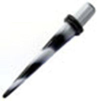 Load image into Gallery viewer, Spirale Piercing Expander Dehnungsstab Straight Dehnstab Unisex Tunnel Plug Ohrstecker schwarz weiß - chic-net.de
