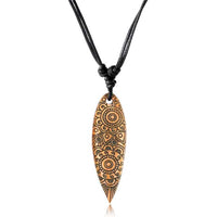 Load image into Gallery viewer, Surferkette Holz Halskette Gravur Baumwolle verstellbar - chic-net.de
