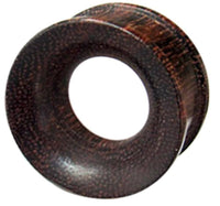 Load image into Gallery viewer, Tamarindenholz Tunnel dunkel gemasert straight ribbed - chic-net.de
