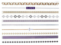 Load image into Gallery viewer, Tattoo golden silbern temporär Motivbogen Klebetattoos blau Ketten Kreuz Schmuck Tattoos - chic-net.de
