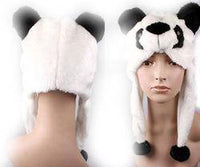 Load image into Gallery viewer, Tiermütze Norwegermütze Nepalmütze Panda Fluffy Plush Hats Animal Design - chic-net.de
