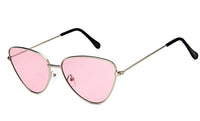 Load image into Gallery viewer, Trend Sonnenbrille dreieckig 400 UV Cateye Metall - chic-net.de

