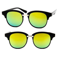 Load image into Gallery viewer, Trend Sonnenbrille Korea 400 UV verspiegelt Halbrahmen - chic-net.de
