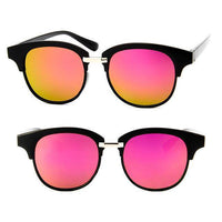Load image into Gallery viewer, Trend Sonnenbrille Korea 400 UV verspiegelt Halbrahmen - chic-net.de
