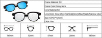 Load image into Gallery viewer, Trend Sonnenbrille Korea 400 UV verspiegelt Halbrahmen - chic-net.de
