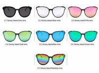 Load image into Gallery viewer, Trend Sonnenbrille Retro Vintage 400 UV verspiegelt Cateye - chic-net.de
