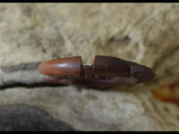 Cargar imagen en el visor de la galería, Tribal Fake Piercing Spirale Zacken Holz Edelstahl - chic-net.de
