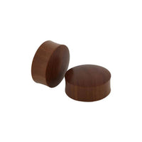 Cargar imagen en el visor de la galería, Tribal Holz Plug braun rot Maserung Holzplug handgeschnitzt Rosenholz Tunnel Expander - chic-net.de
