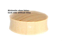 Load image into Gallery viewer, Tribal Teakholz Plug hell innen dunkel Holzplug handgeschnitzt Tunnel Ohrstecker Expander - chic-net.de
