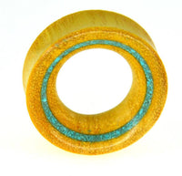 Load image into Gallery viewer, Tunnel Jackfrucht Holz crushed Türkis Rim dünn - chic-net.de
