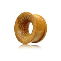 Load image into Gallery viewer, Tunnel ocker Jackfrucht Holz handgeschnitzt ribbed - chic-net.de
