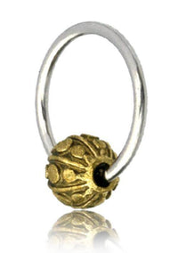 Load image into Gallery viewer, Universal Piercing Kugel Ring Edelstahl Brass Kreise - chic-net.de
