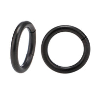 Load image into Gallery viewer, Universal Piercing Segmentring Klicker Edelstahl schwarz Piercingring - chic-net.de
