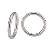 Load image into Gallery viewer, Universal Piercing Segmentring Klicker Edelstahl silbern Piercingring - chic-net.de

