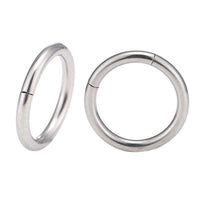 Load image into Gallery viewer, Universal Piercing Segmentring Klicker Edelstahl silbern Piercingring - chic-net.de
