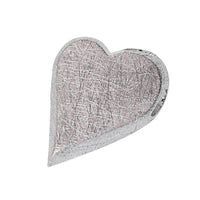 Load image into Gallery viewer, Wende Anhänger Herz schräg gekratzt weiß Sterling Silber 925 Silberanhänger Damen Schmuck Kette - chic-net.de
