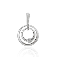 Load image into Gallery viewer, Zirkonia Anhänger Silberschmuck 925er Sterling Silber Fassung Zirkonia Kreise rund - chic-net.de
