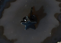 Load image into Gallery viewer, Chirurgenstahl Ohrstecker 8mm Stern schwarz PVD - chic - net.de
