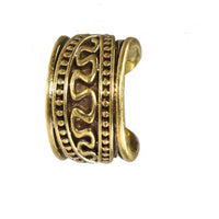 Load image into Gallery viewer, Ear cuffs Punkte Schlangenlinie schlicht Messing gold - chic - net.de
