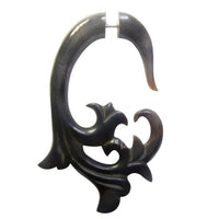 Load image into Gallery viewer, Fake Horn Piercing Ornament Hook Spirale dunkel - chic - net.de
