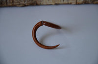 Load image into Gallery viewer, Fake Piercing Edelstahl Rosenholz Doppelkralle - chic - net.de
