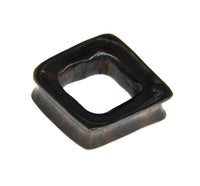 Cargar imagen en el visor de la galería, Flesh Tunnel Holz Raute konkav dunkel double flared - chic - net.de
