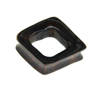 Cargar imagen en el visor de la galería, Flesh Tunnel Holz Raute konkav dunkel double flared - chic - net.de
