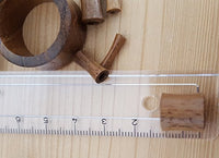 Load image into Gallery viewer, Teakholz Flesh Tunnel braun double flared Plug
