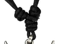 Load image into Gallery viewer, Kette Brass Baumwolle Holz Skull dunkel Anhänger Viking Wikinger Helm verstellbar - chic - net.de
