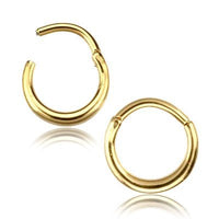 Cargar imagen en el visor de la galería, Klapp Segmentring Piercing Sichel Edelstahl Gold PVD - chic - net.de
