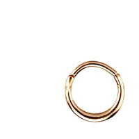 Cargar imagen en el visor de la galería, Klapp Segmentring Piercing Sichel Edelstahl Gold PVD - chic - net.de
