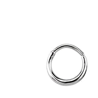 Cargar imagen en el visor de la galería, Klapp Segmentring Piercing Sichel Edelstahl Gold PVD - chic - net.de
