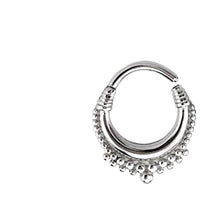 Load image into Gallery viewer, Klapp Segmentring Piercing Vintage Edelstahl Gold PVD - chic - net.de
