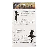 Load image into Gallery viewer, Klebe Tattoos Junge Mädchen Sprüche Liebe asiatisch Englisch 1 Bogen 4 Motive - chic - net.de
