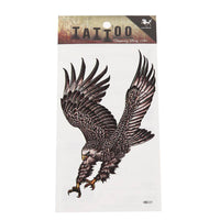 Load image into Gallery viewer, Klebetattoo Adler grau beige Sturzflug Flügel groß 1 Motive 1 Bogen - chic - net.de
