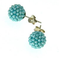 Load image into Gallery viewer, Kugel Ball Ohrstecker 925 Silber Mini Perlen 10mm 8mm - chic - net.de

